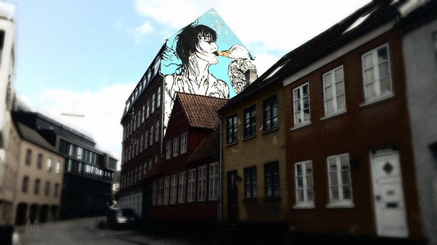 Mågekysset by Hans Krull © AArhusPilot.com | Kirsten K. Kester